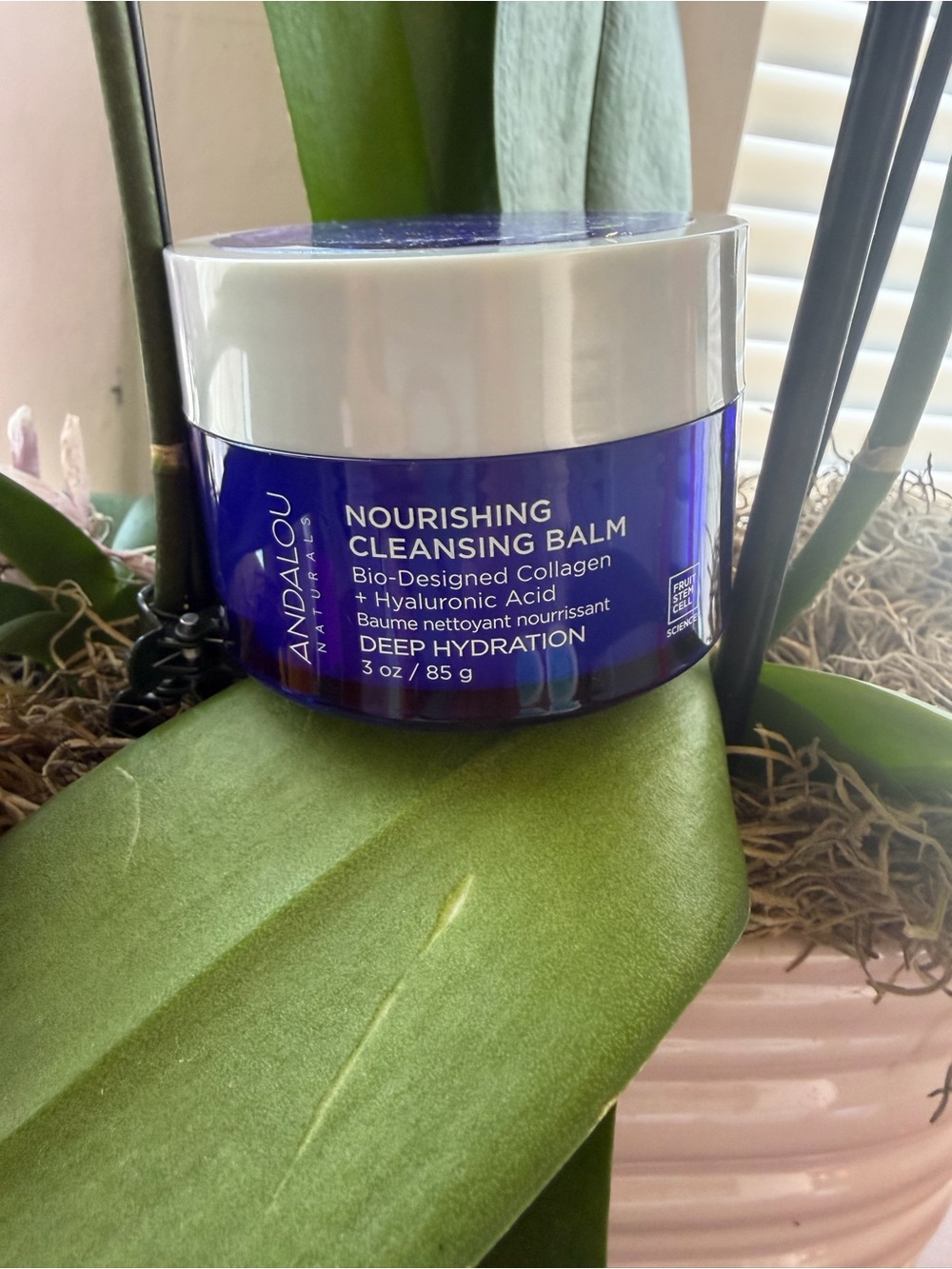 Andalou Nourishing Cleansing Balm - Deep Hydration (Blue)